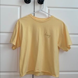 Yellow Brandy Melville top